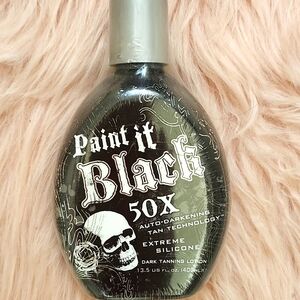 Brand New PAINT IT BLACK 50X AUTO-DARKENING DARK TANNING LOTION